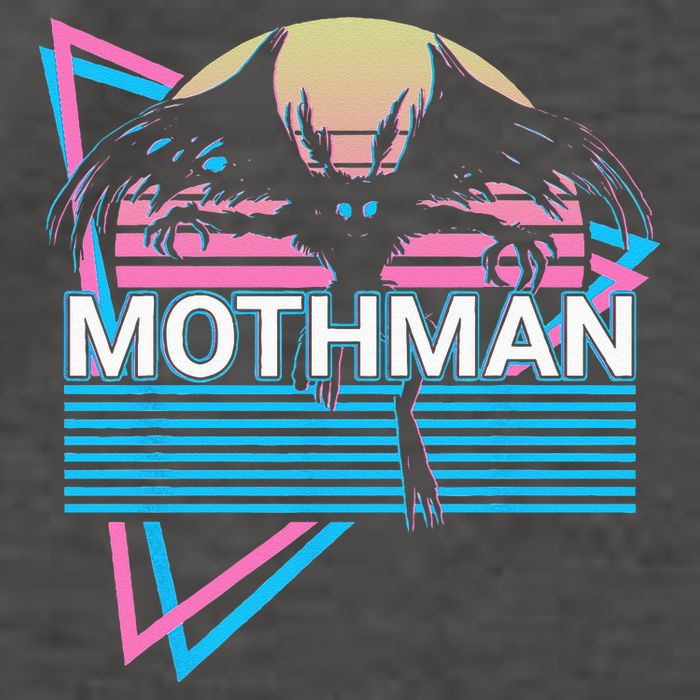 Mothman Cryptozoology Retro Cryptid Vector Backpack