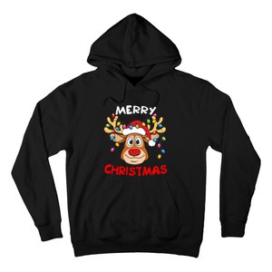 Merry Christmas Reindeer Xmas Family Hoodie