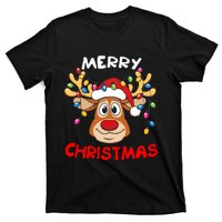 Merry Christmas Reindeer Xmas Family T-Shirt