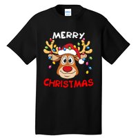 Merry Christmas Reindeer Xmas Family Tall T-Shirt