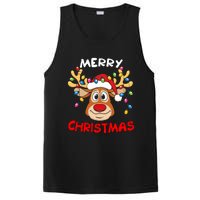 Merry Christmas Reindeer Xmas Family PosiCharge Competitor Tank