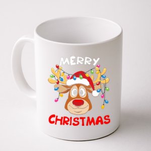 Merry Christmas Reindeer Xmas Family Coffee Mug