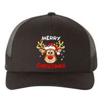 Merry Christmas Reindeer Xmas Family Yupoong Adult 5-Panel Trucker Hat