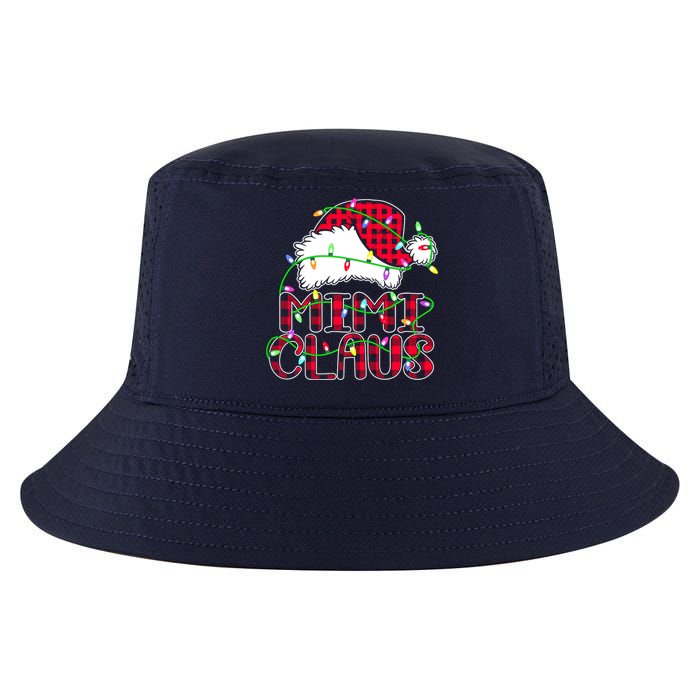 Mimi Claus Shirt Christmas Lights Pajama Family Matching Cool Comfort Performance Bucket Hat