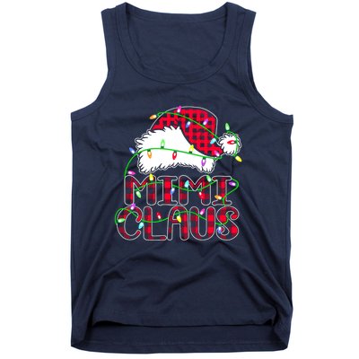 Mimi Claus Shirt Christmas Lights Pajama Family Matching Tank Top