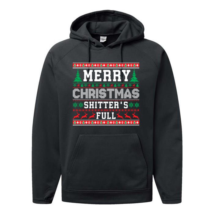 Merry Christmas Shitters Full Christmas VacationChristmas Vacation Performance Fleece Hoodie