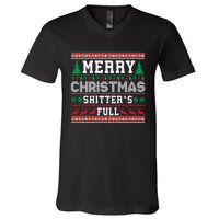 Merry Christmas Shitters Full Christmas VacationChristmas Vacation V-Neck T-Shirt