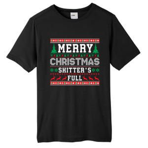 Merry Christmas Shitters Full Christmas VacationChristmas Vacation Tall Fusion ChromaSoft Performance T-Shirt