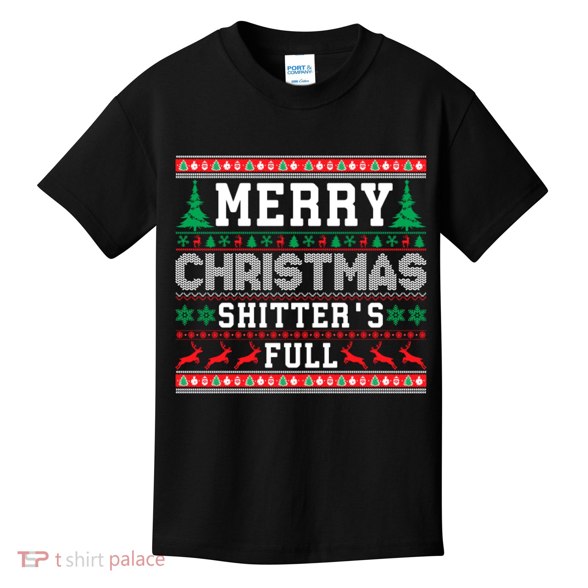Merry Christmas Shitters Full Christmas VacationChristmas Vacation Kids T-Shirt