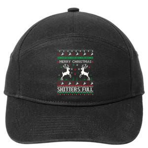 Merry Christmas Shitters Full Movie Ugly Christmas Christmas VacationChristmas V 7-Panel Snapback Hat