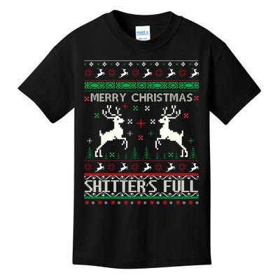 Merry Christmas Shitters Full Movie Ugly Christmas Christmas VacationChristmas V Kids T-Shirt