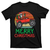 Merry Christmas Santa Monster Truck Xmas T-Shirt