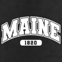 Maine Collegiate Style 1820 7 Panel Mesh Trucker Snapback Hat