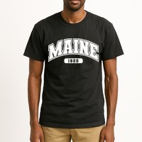 Maine Collegiate Style 1820 Tall T-Shirt