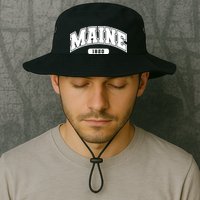 Maine Collegiate Style 1820 Bucket Hat