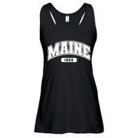 Maine Collegiate Style 1820 Ladies Essential Flowy Tank