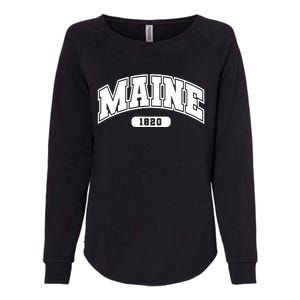 Maine Collegiate Style 1820 Womens California Wash Sweatshirt