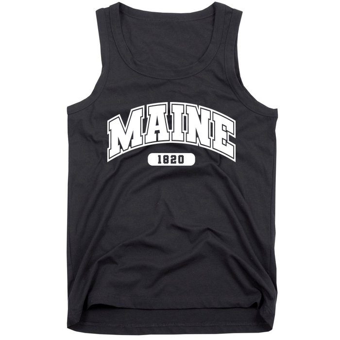 Maine Collegiate Style 1820 Tank Top