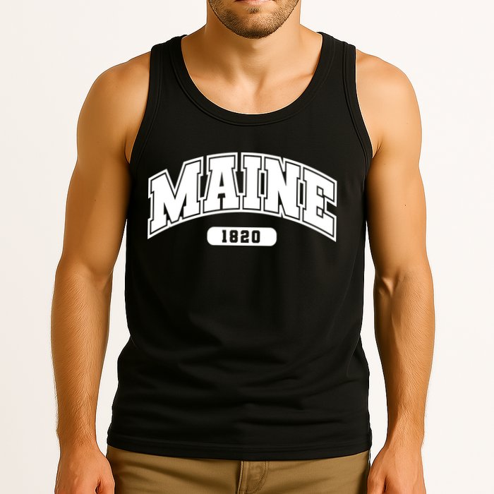 Maine Collegiate Style 1820 Tank Top