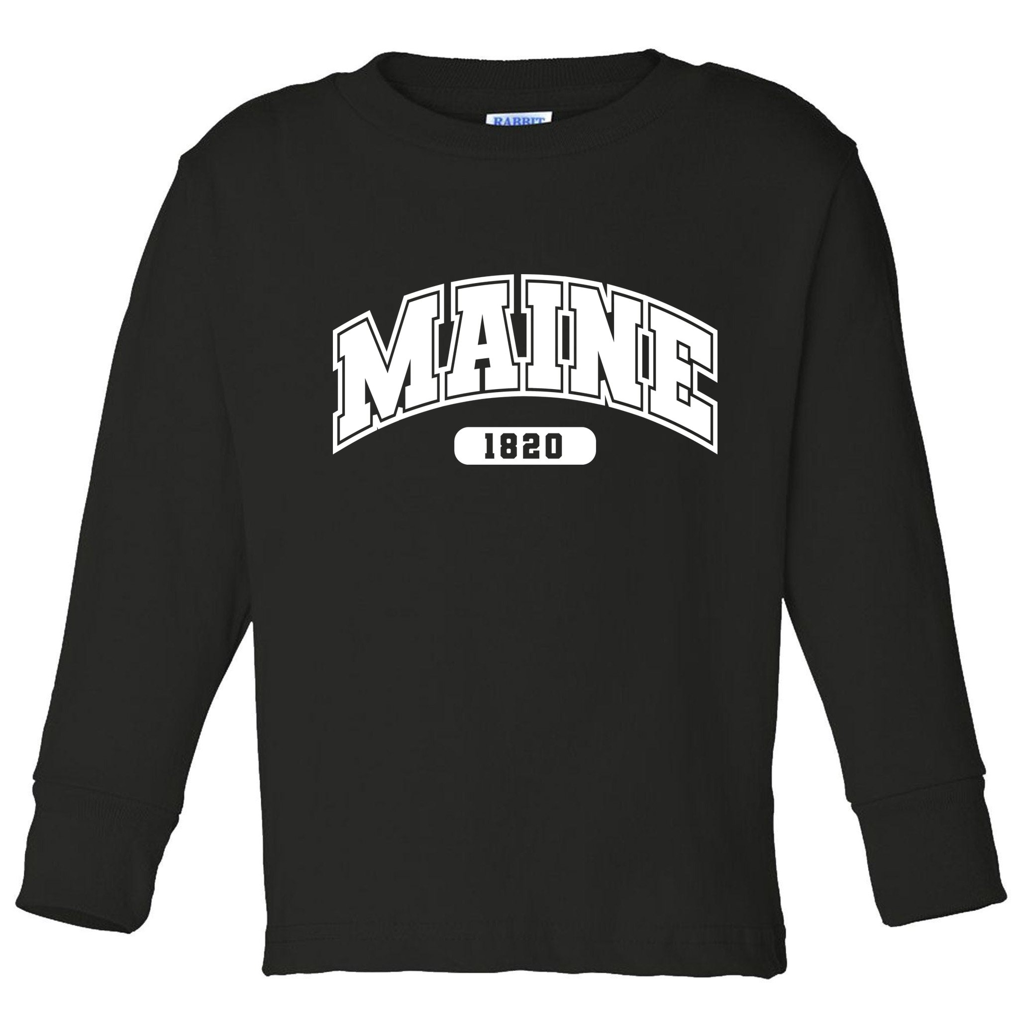 Maine Collegiate Style 1820 Toddler Long Sleeve Shirt