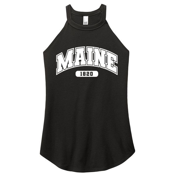 Maine Collegiate Style 1820 Women's Perfect Tri Rocker Tank