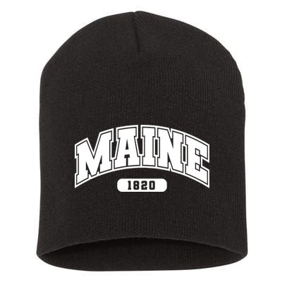 Maine Collegiate Style 1820 Short Acrylic Beanie