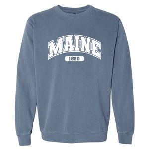 Maine Collegiate Style 1820 Garment-Dyed Sweatshirt