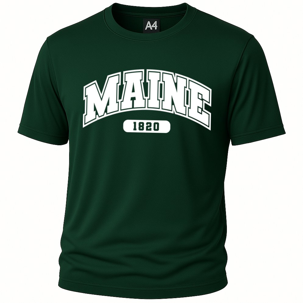 Maine Collegiate Style 1820 Performance Shirt