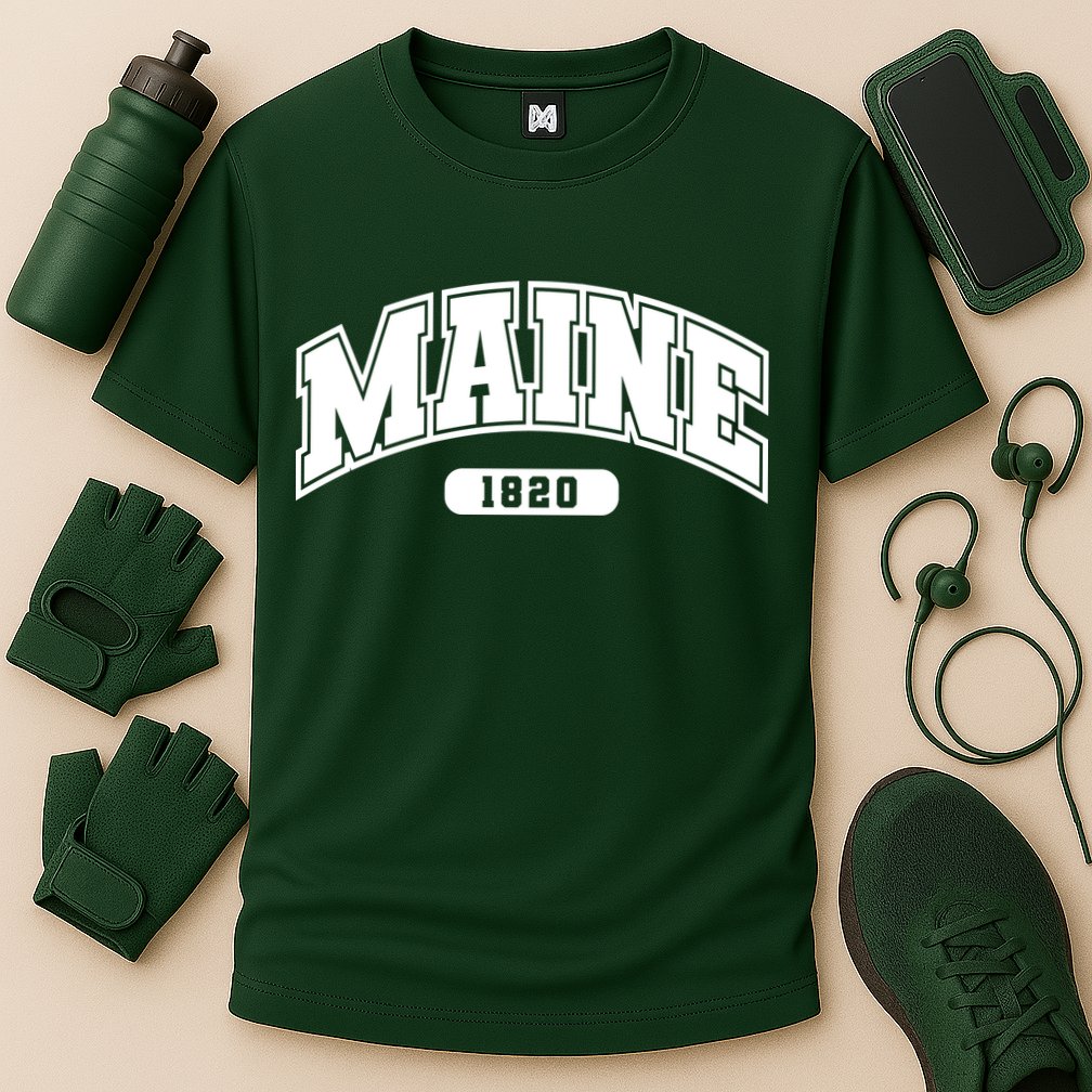 Maine Collegiate Style 1820 Performance Shirt