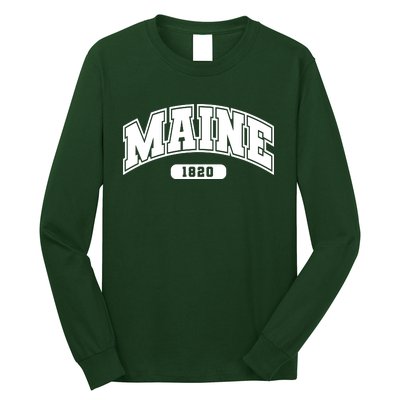 Maine Collegiate Style 1820 Long Sleeve Shirt