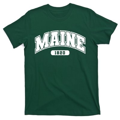 Maine Collegiate Style 1820 T-Shirt