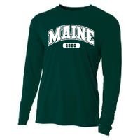 Maine Collegiate Style 1820 Cooling Performance Long Sleeve Crew