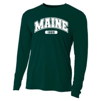 Maine Collegiate Style 1820 Cooling Performance Long Sleeve Crew