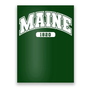 Maine Collegiate Style 1820 Poster