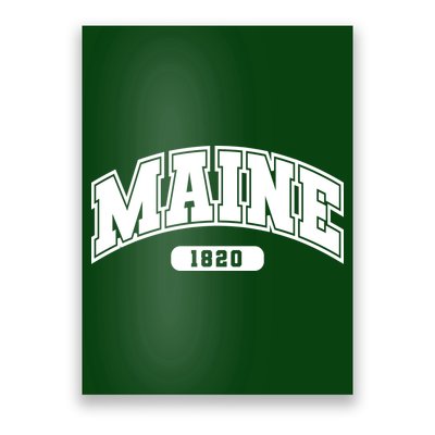 Maine Collegiate Style 1820 Poster
