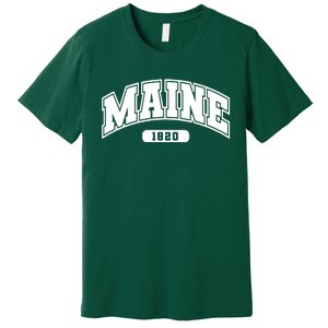 Maine Collegiate Style 1820 Premium T-Shirt