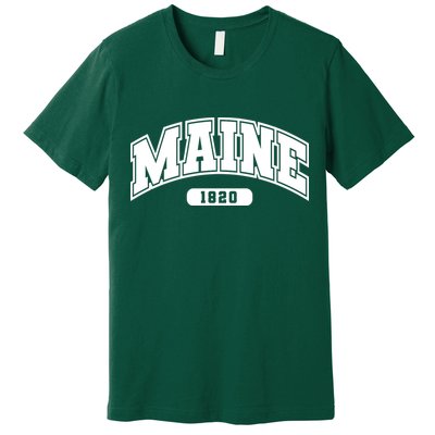 Maine Collegiate Style 1820 Premium T-Shirt