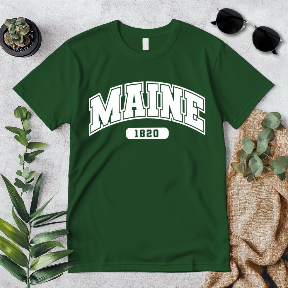 Maine Collegiate Style 1820 Premium T-Shirt