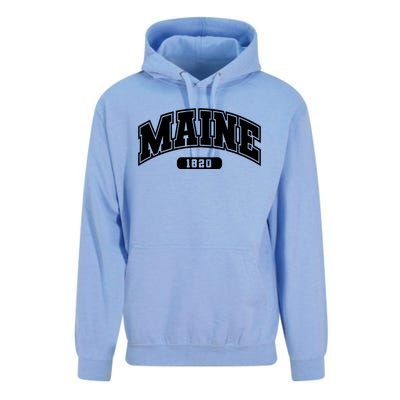 Maine Collegiate Style 1820 Unisex Surf Hoodie