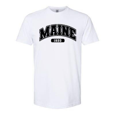 Maine Collegiate Style 1820 Softstyle CVC T-Shirt