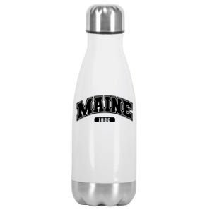 Maine Collegiate Style 1820 Stainless Steel Insulated Water Bottle