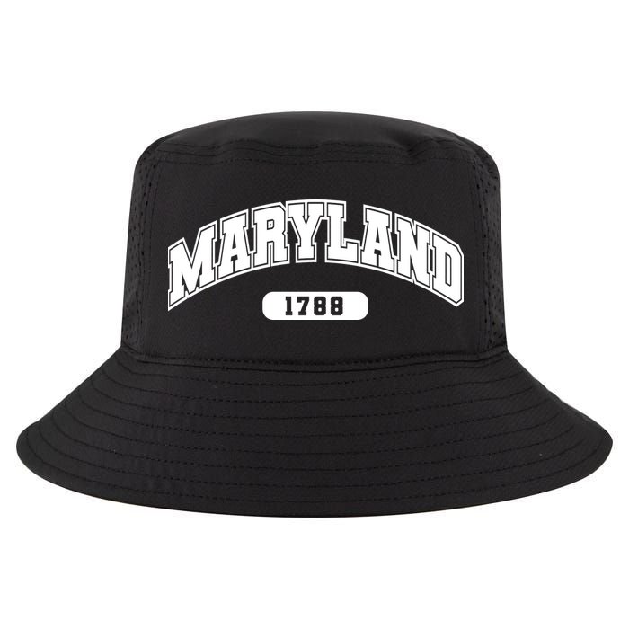 Maryland Collegiate Style 1788 Cool Comfort Performance Bucket Hat