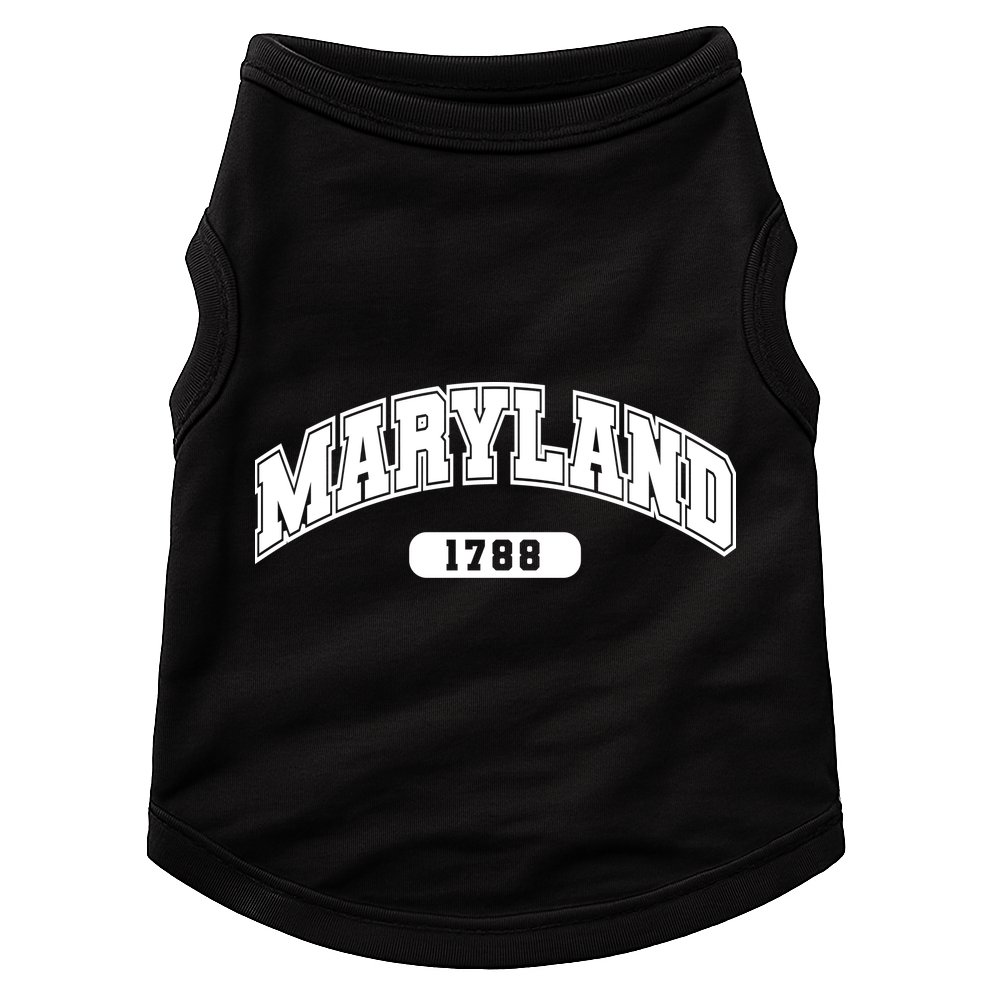 Maryland Collegiate Style 1788 Doggie Tank