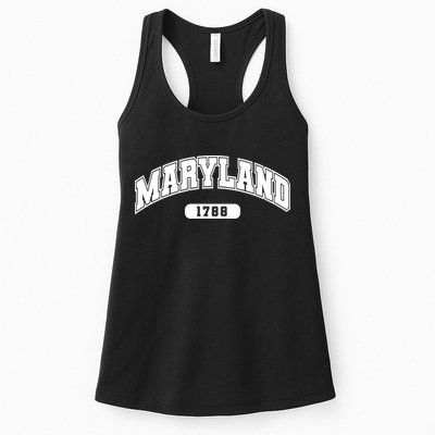 Maryland Collegiate Style 1788 Womens Tank Top