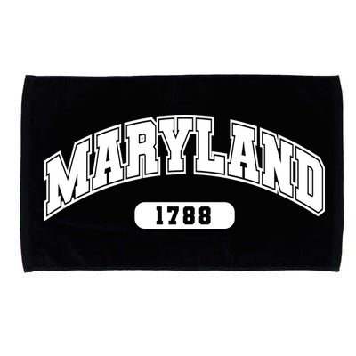Maryland Collegiate Style 1788 Microfiber Hand Towel