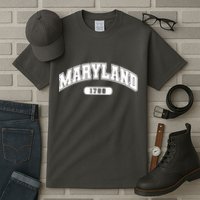 Maryland Collegiate Style 1788 Tall T-Shirt