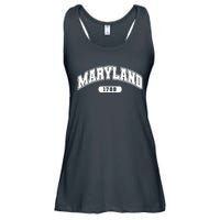 Maryland Collegiate Style 1788 Ladies Essential Flowy Tank