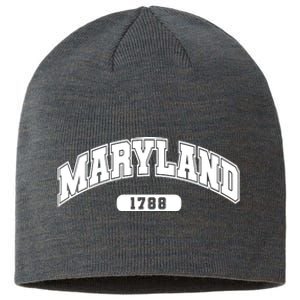 Maryland Collegiate Style 1788 Sustainable Beanie