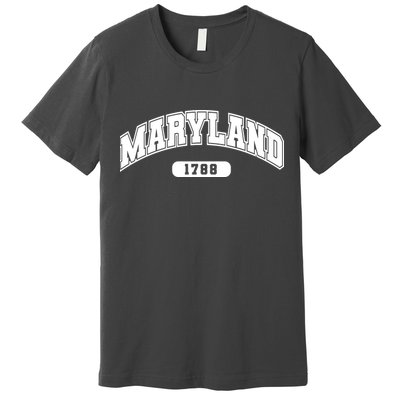 Maryland Collegiate Style 1788 Premium T-Shirt