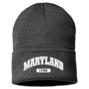 Maryland Collegiate Style 1788 Sustainable Knit Beanie